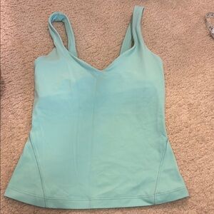 Lululemon mint green full length align Tank Top sz 0 - in excellent condition